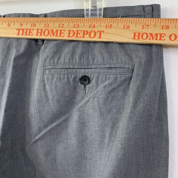 J. Crew Chino Pants Men 34X32 Grey Casual Lightweight Cotton Trousers Pockets - Picture 3 of 16